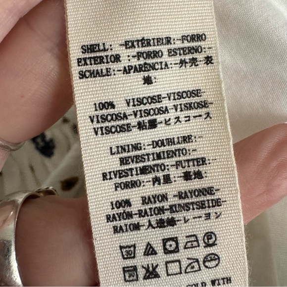 FREE PEOPLE Two Faces Smocked Mini Dress White - Picture 7 of 8